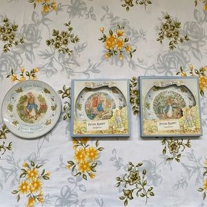 Wedgwood Vintage Peter Rabbit 96 97 98 Decorative Plates